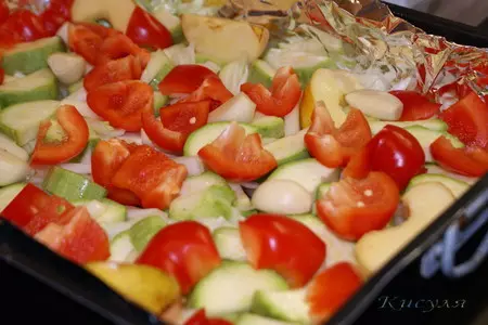 Баранья корейка запечённая с овощами: шаг 4