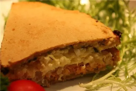 Рыбный пирог с креветками: шаг 10