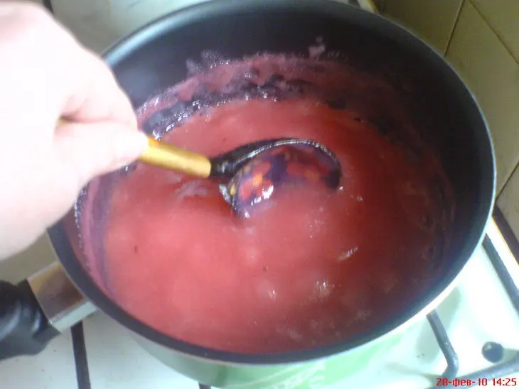 Мусс из красной и белой смородины: шаг 3