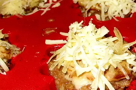 Грибной жульен в мясных корзиночках: шаг 4