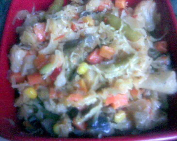 Капуста, тушеная с овощами: шаг 5