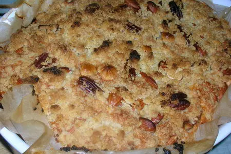 Её величество королевская песочная ватрушка с орехами: шаг 10