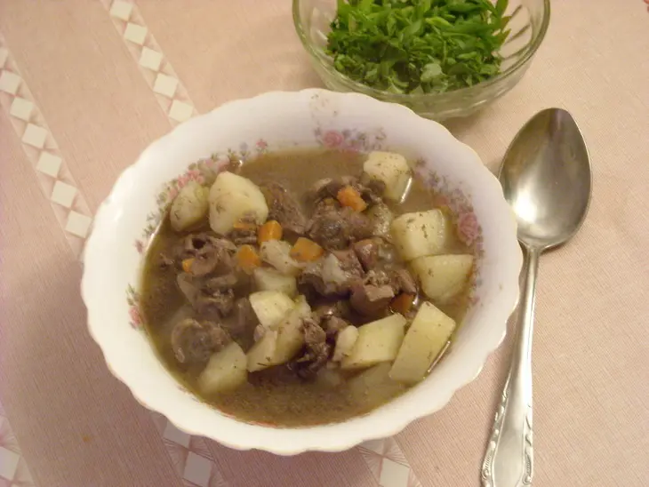 Куырдак из куриных потрохов: шаг 8