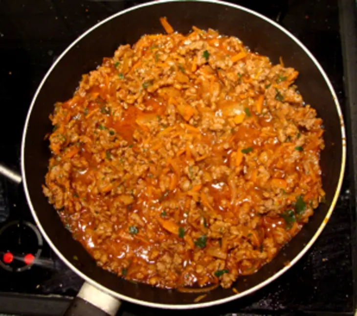 Мясной соус к макаронам (быстрый простой вкусный ужин): шаг 3