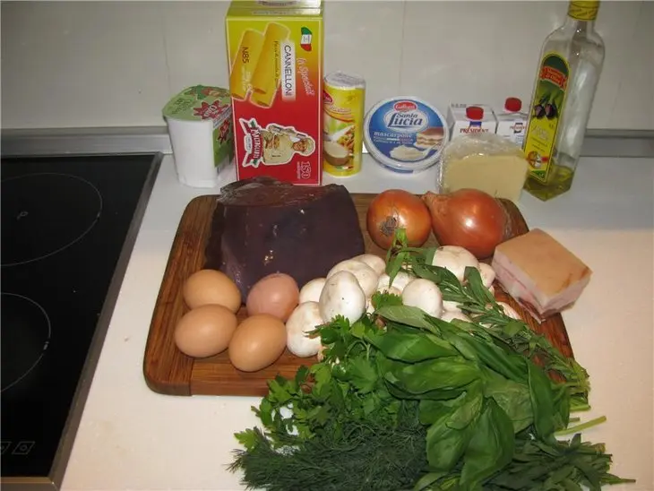 Канеллиони с печенью: шаг 1