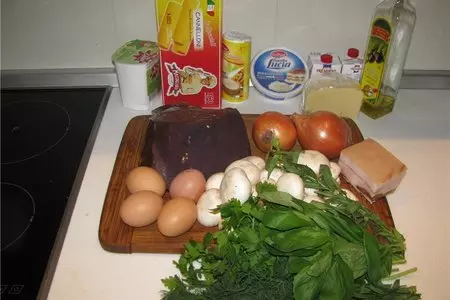 Канеллиони с печенью: шаг 1