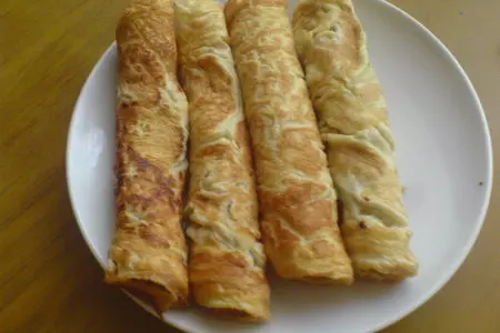 Куриный салат с блинчиками: шаг 4