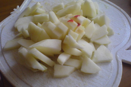 Башенка из блинчиков с фруктовым салатом: шаг 8