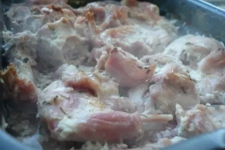 Кролик запеченный в сметане: шаг 2
