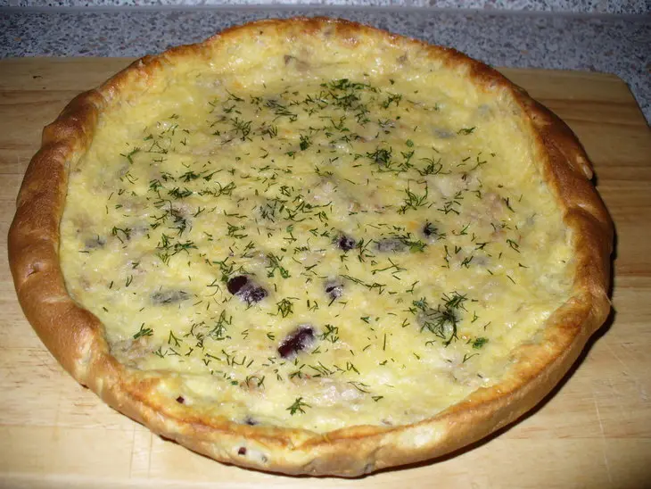 Омлет с тунцом,сыром и фасолью: шаг 4