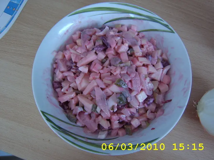 Салат селёдочный.: шаг 7