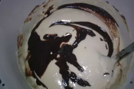 Легкий  brownies  с  шоколадным  муссом: шаг 4