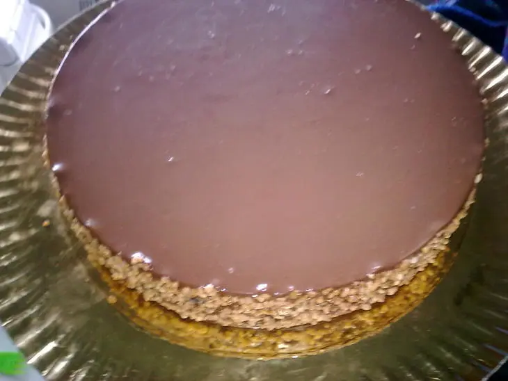 Легкий  brownies  с  шоколадным  муссом: шаг 7