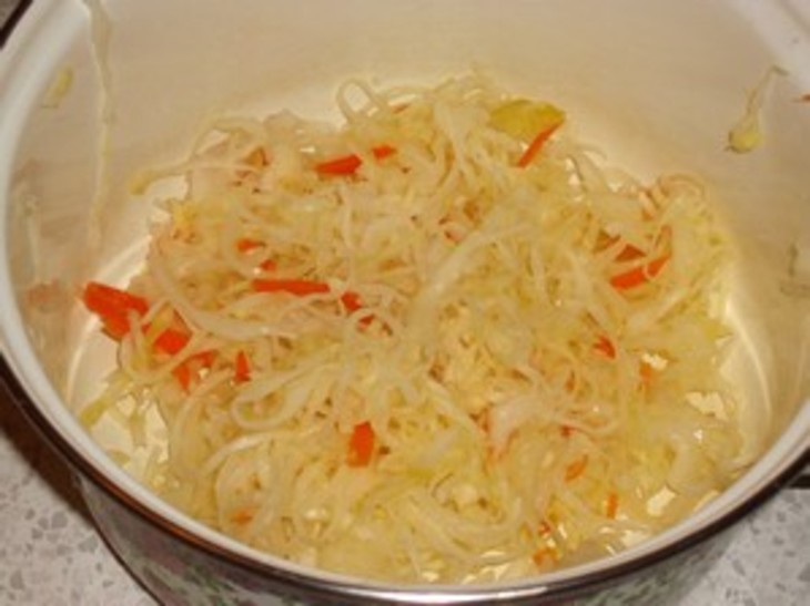 Салат с фасолью под яблочным или айвовым соусом: шаг 4