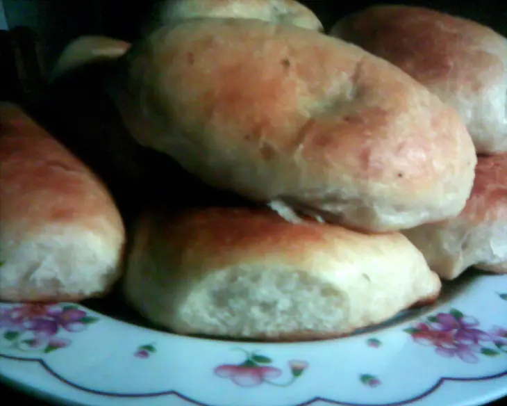 Постные пирожки с черемшой и сыром тофу: шаг 7