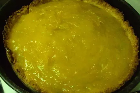 Шоколадный тарт с апельсиновым кремом: шаг 8