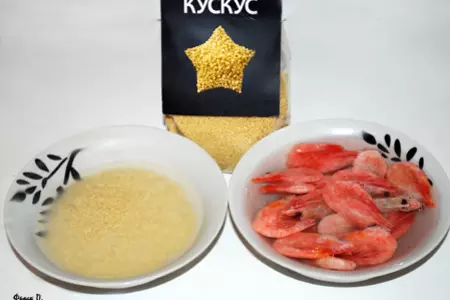 Салат с кус-кусом "зимняя сказка": шаг 2