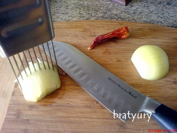 Фасоль, варёная с овощами и грибами: шаг 2