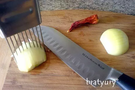 Фасоль, варёная с овощами и грибами: шаг 2