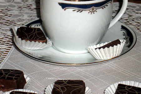 Пралины (конфеты) с чайной начинкой: шаг 14