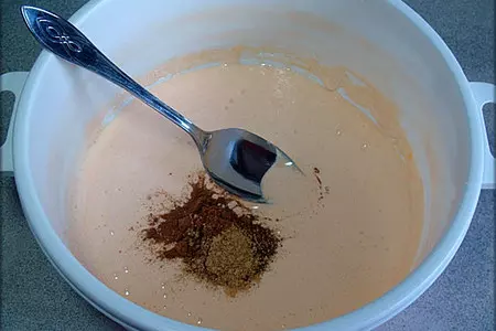 Ореховое мороженое с каплями шоколада и цукатами "чарующая сказка шехрезады".: шаг 7