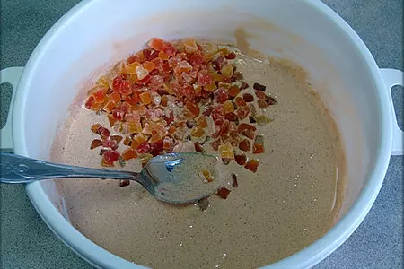 Ореховое мороженое с каплями шоколада и цукатами "чарующая сказка шехрезады".: шаг 8