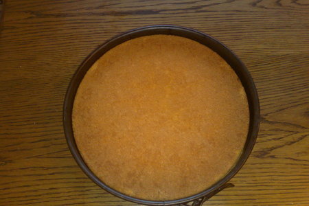 Бисквитный торт с кремом из пудинга: шаг 2