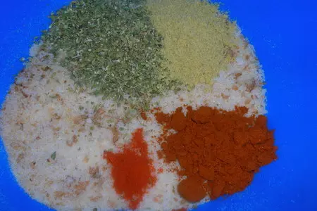 Одомашненная курица с диким рисом ( или курица в чесночных сухарях): шаг 5