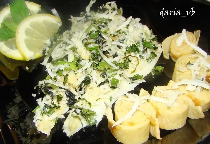Морской язык в кокосовом чатни: шаг 8