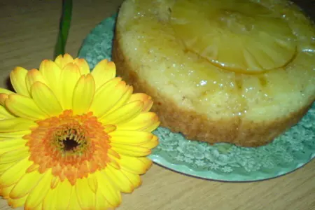 Тортики-малышки  с ананасом под ананасовой карамелью: шаг 8