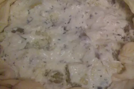 Пирог картофельный с грибами: шаг 7