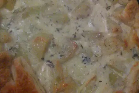 Пирог картофельный с грибами: шаг 9
