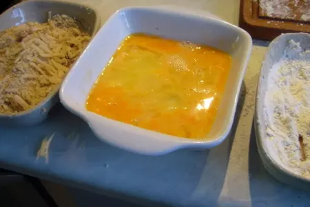 Piccata milanese (миланская отбивная): шаг 3
