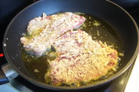 Piccata milanese (миланская отбивная): шаг 4