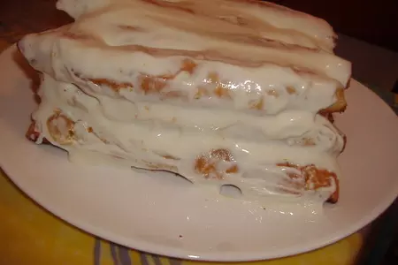 Тортик из творожной слойки с мармеладками: шаг 9