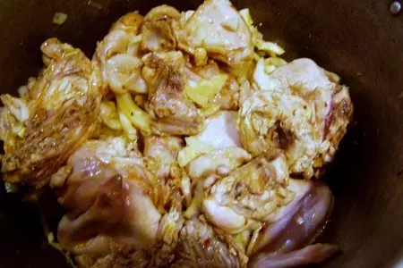 Курица в сливочно-сырном соусе экспромтом: шаг 2