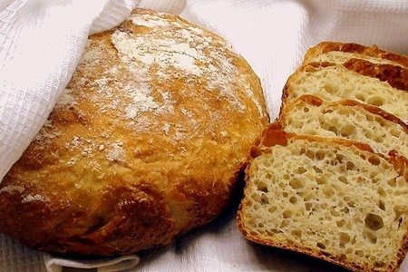 Хлеб на пшённой каше.: шаг 6