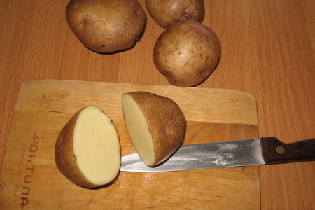 Картофель запечённый с начинкой: шаг 1