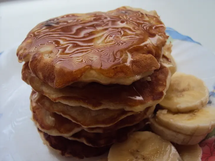 Овсяные панкейки с бананом: шаг 7