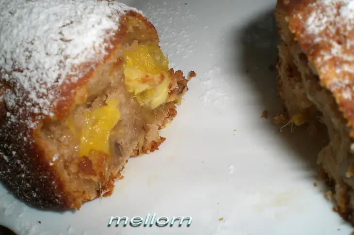 Постный пирог с апельсинами и орехами: шаг 2
