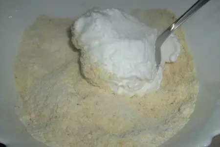 Ледяной миндальный торт - semifreddo: шаг 5