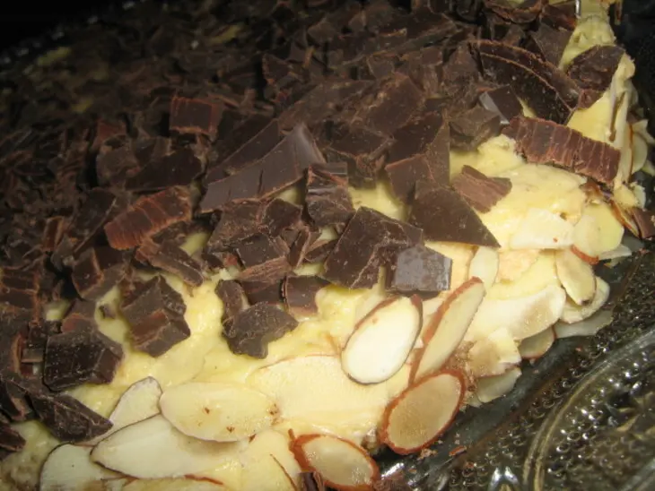 Ледяной миндальный торт - semifreddo: шаг 20