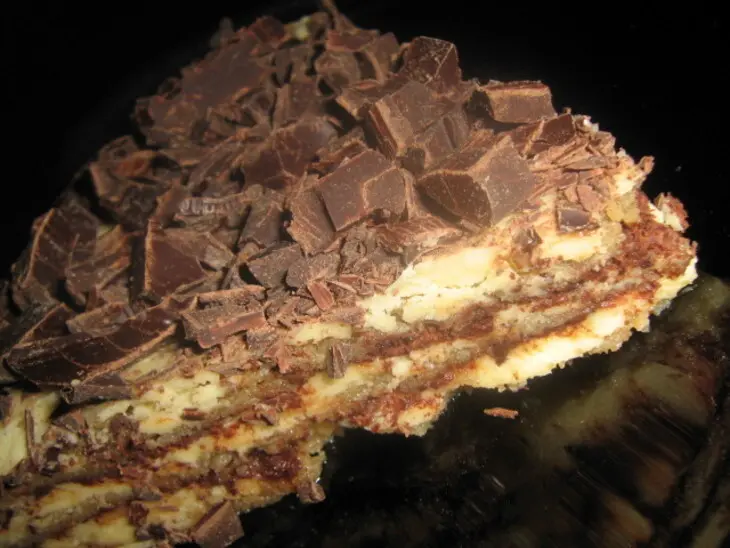 Ледяной миндальный торт - semifreddo: шаг 21