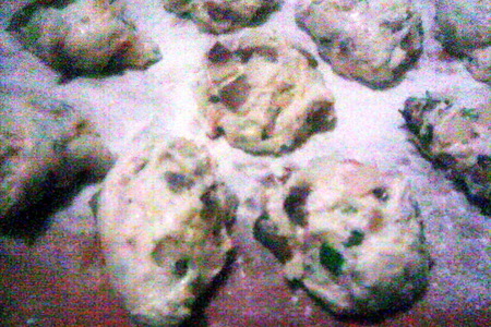 "фокачча" и ленивые пирожки-оладушки с капустой, грибами и луком (постные, канешна): шаг 5