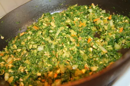 Закуска из шпината с грецкими орехами.: шаг 2