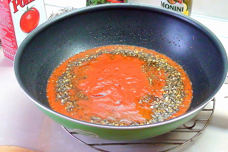 Орикетте, домашняя паста с томатным соусом.: шаг 5