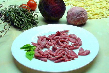 Орикетте, домашняя паста с томатным соусом.: шаг 11