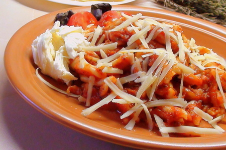 Орикетте, домашняя паста с томатным соусом.: шаг 13