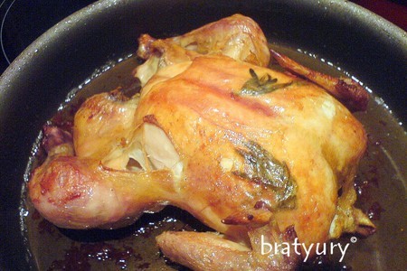 Курица жареная сухой засолки: шаг 7