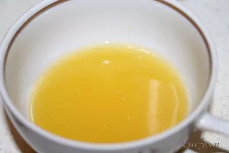 Салат с форелью и апельсиновым желе: шаг 1